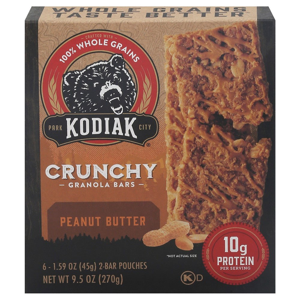 Kodiak Cakes - Granola Bar Pnut Butter - Case of 12-6/1.59OZ