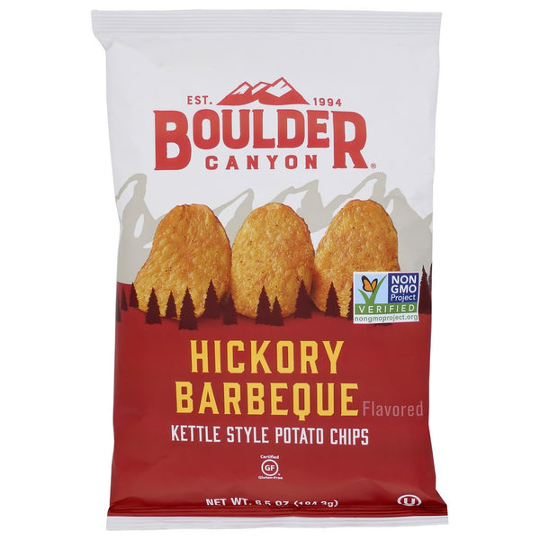 Boulder Canyon Chip Cut Hckry Bbq - 7 Ounce, Case of 12