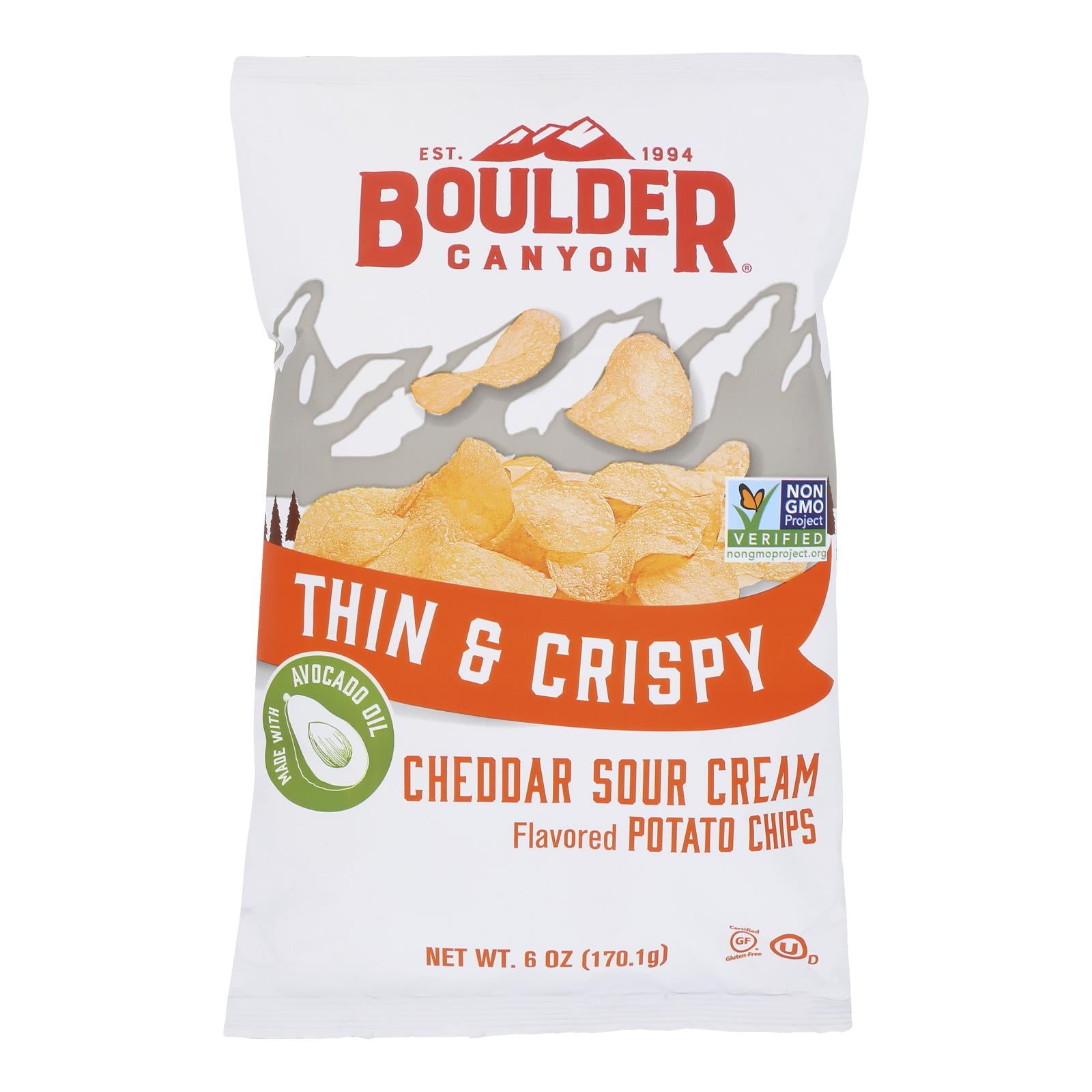 Boulder Canyon - Chip Ched Sr Cream Avo Oil - Case of 12-6 Ounce