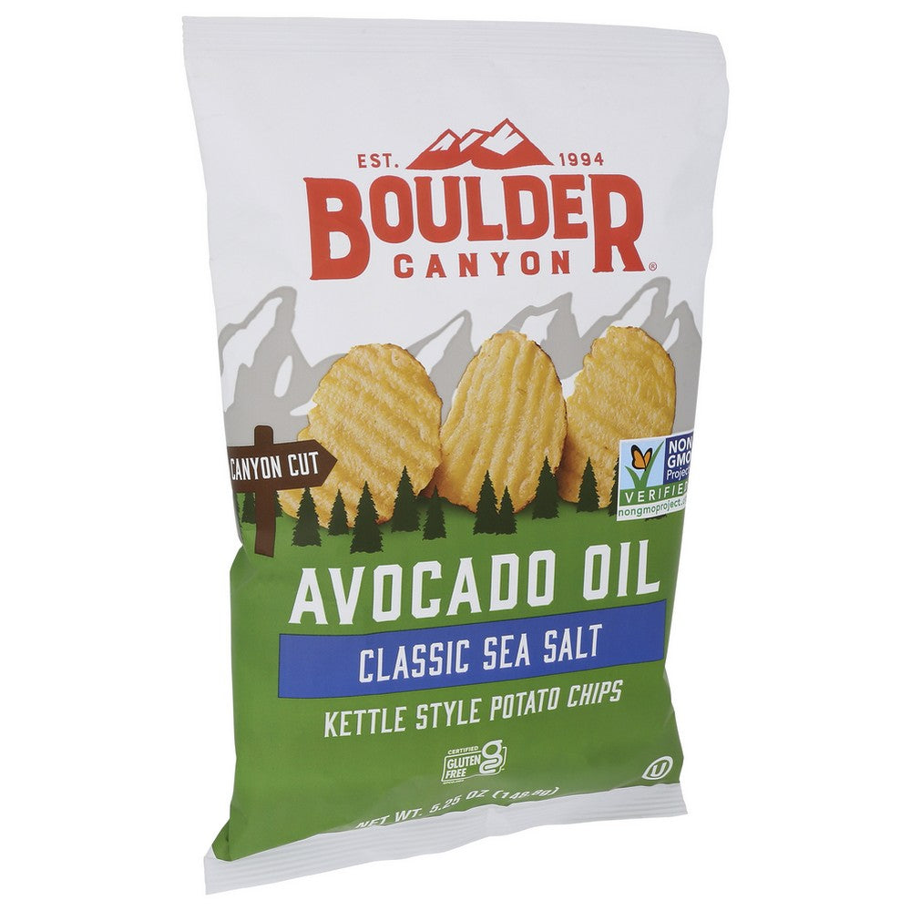 Boulder Canyon Chip Cut Cnyn Avcdo Seasl - 5 Ounce,  Case of 12