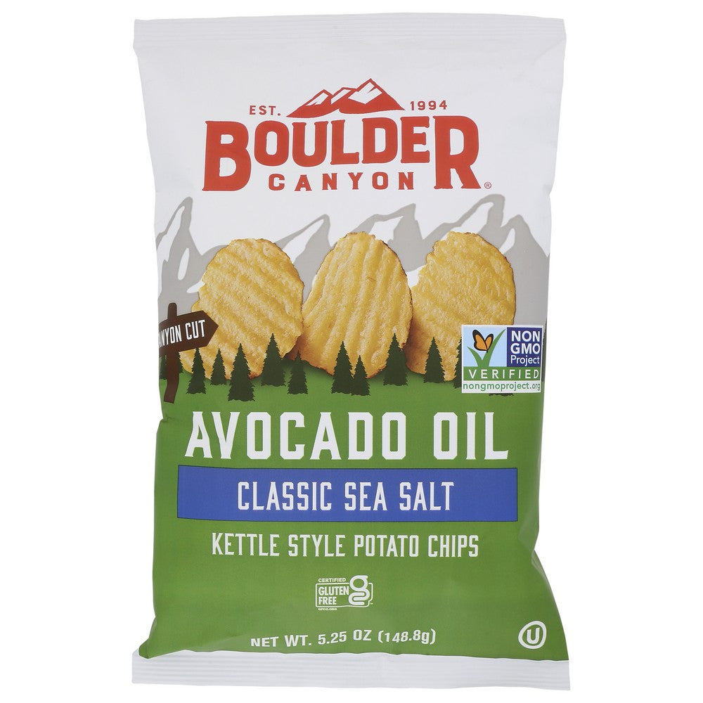 Boulder Canyon Chip Cut Cnyn Avcdo Seasl - 5 Ounce,  Case of 12