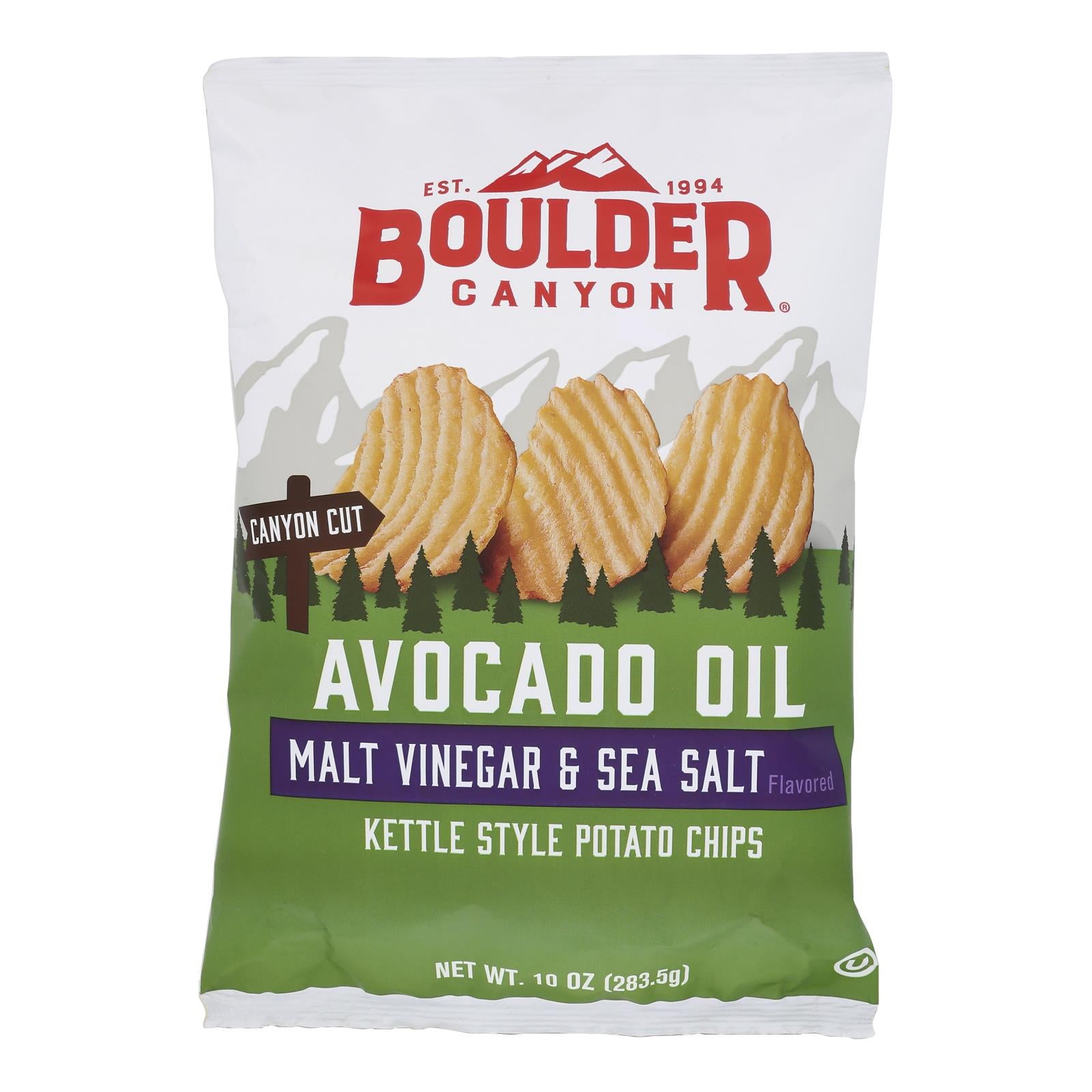 Boulder Canyon Natural Foods - Chips Ktl Cnct Avo Mltvin - Case of 12 - 10.00 Ounce