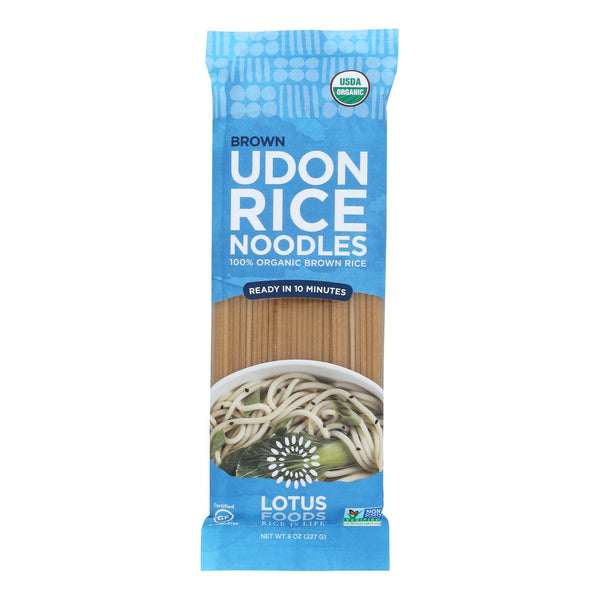 Lotus Foods - Ndls Organic Brown Rice Udon - Case of 8-8 Ounce