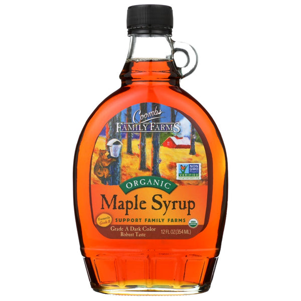 Coombs Family Farms Syrup Maple Grda Organic - 12 Ounce, Case of 12