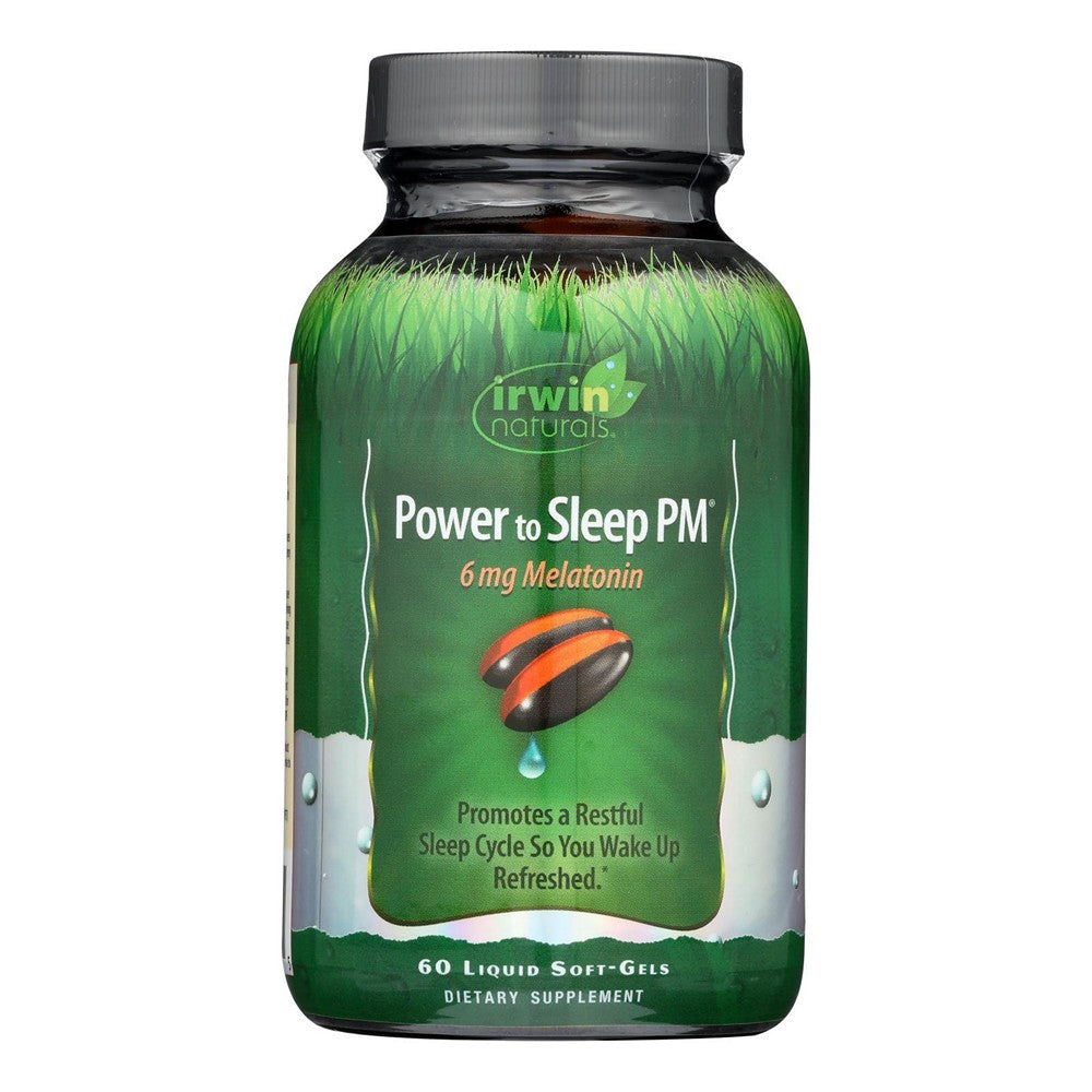 Irwin Naturals - Power To Sleep Pm 6mg Mel - EA of 1-60 SGEL