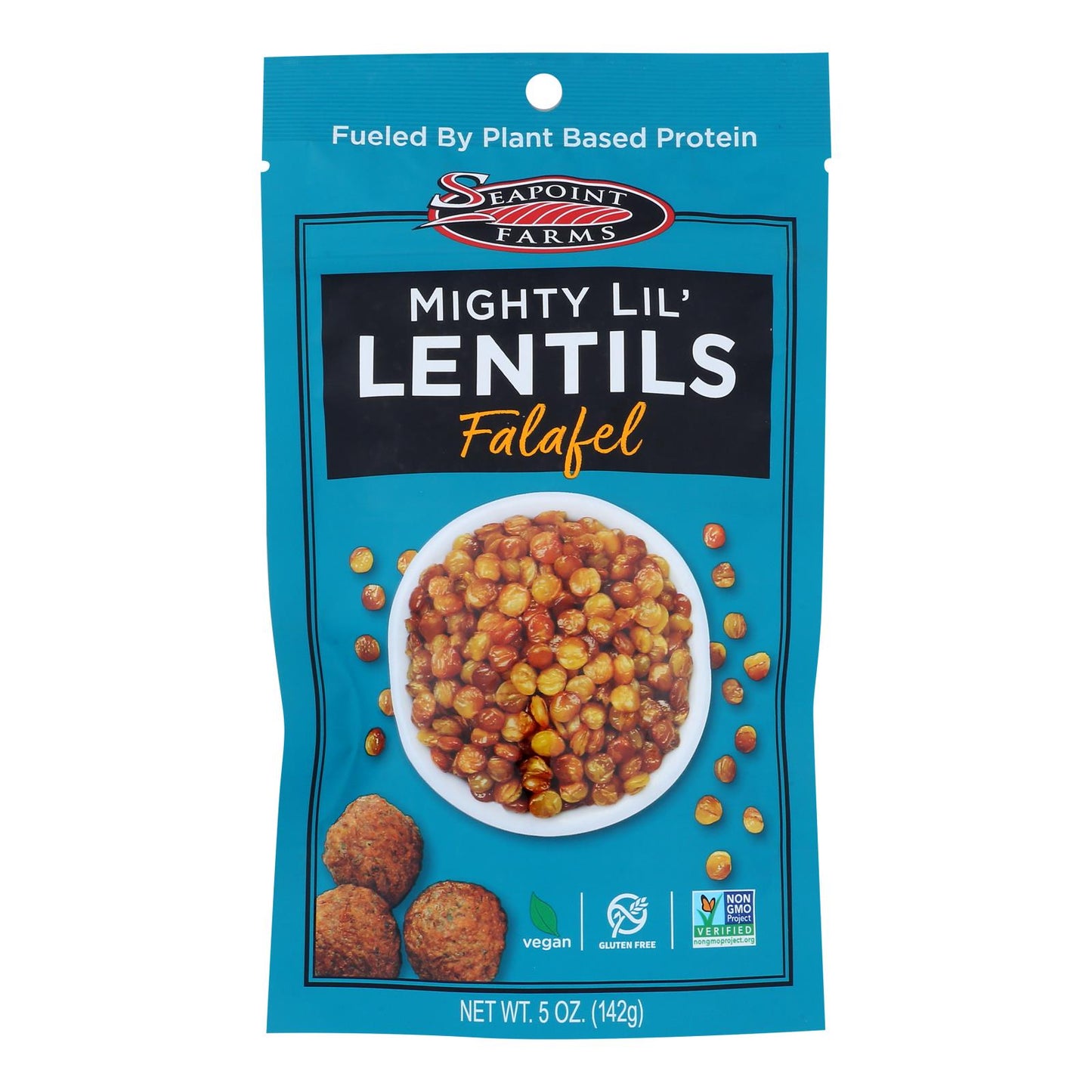 Seapoint Farms - Lentil Snack Falafel - Case of 12-5 Ounce