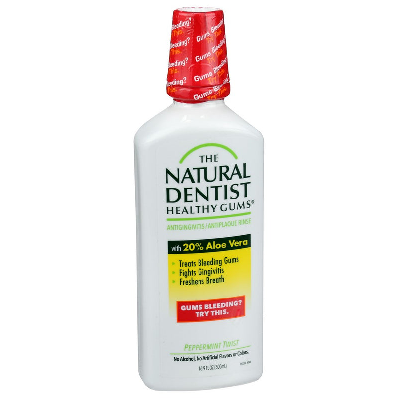 Natural Dentist Mouthrinse Ppprmint Twist - 17 Ounce, Case of 3