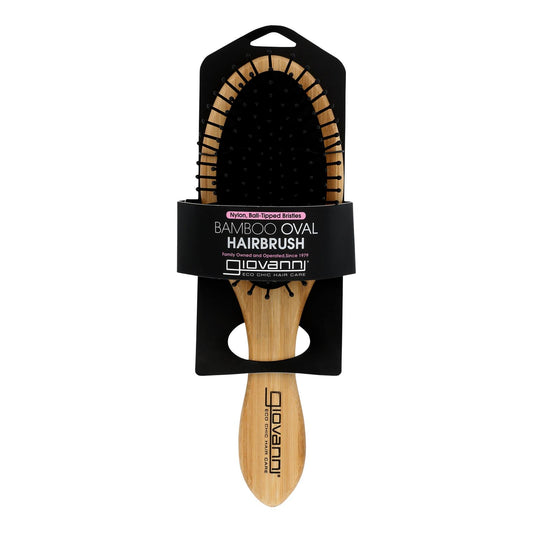 Giovanni Hair Care Products - Hair Brush Bamboo Oval - 1 Each-1 Count