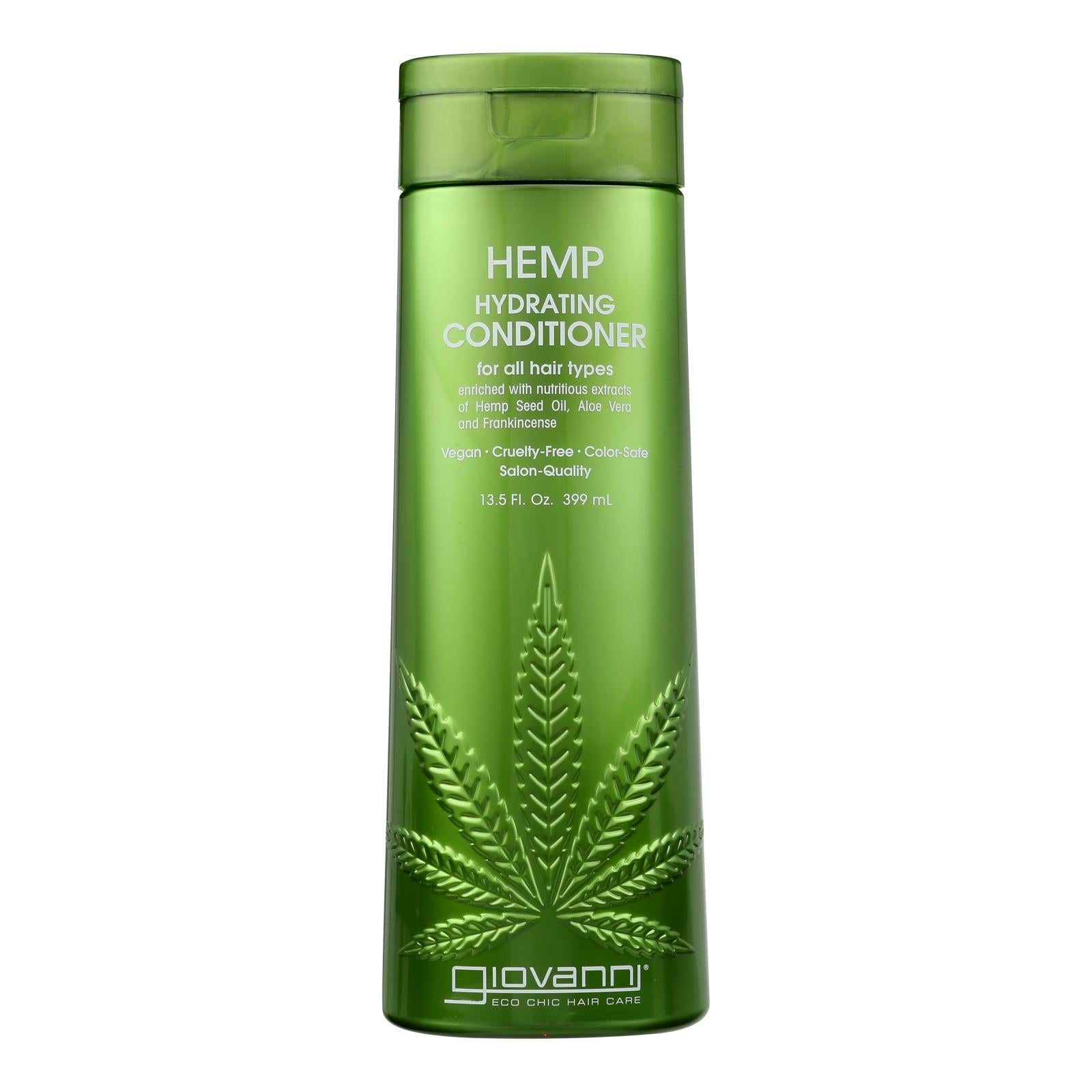 Giovanni Hair Care Products - Hemp Conditioner Hydrating - 1 Each-13.5 Fluid Ounce