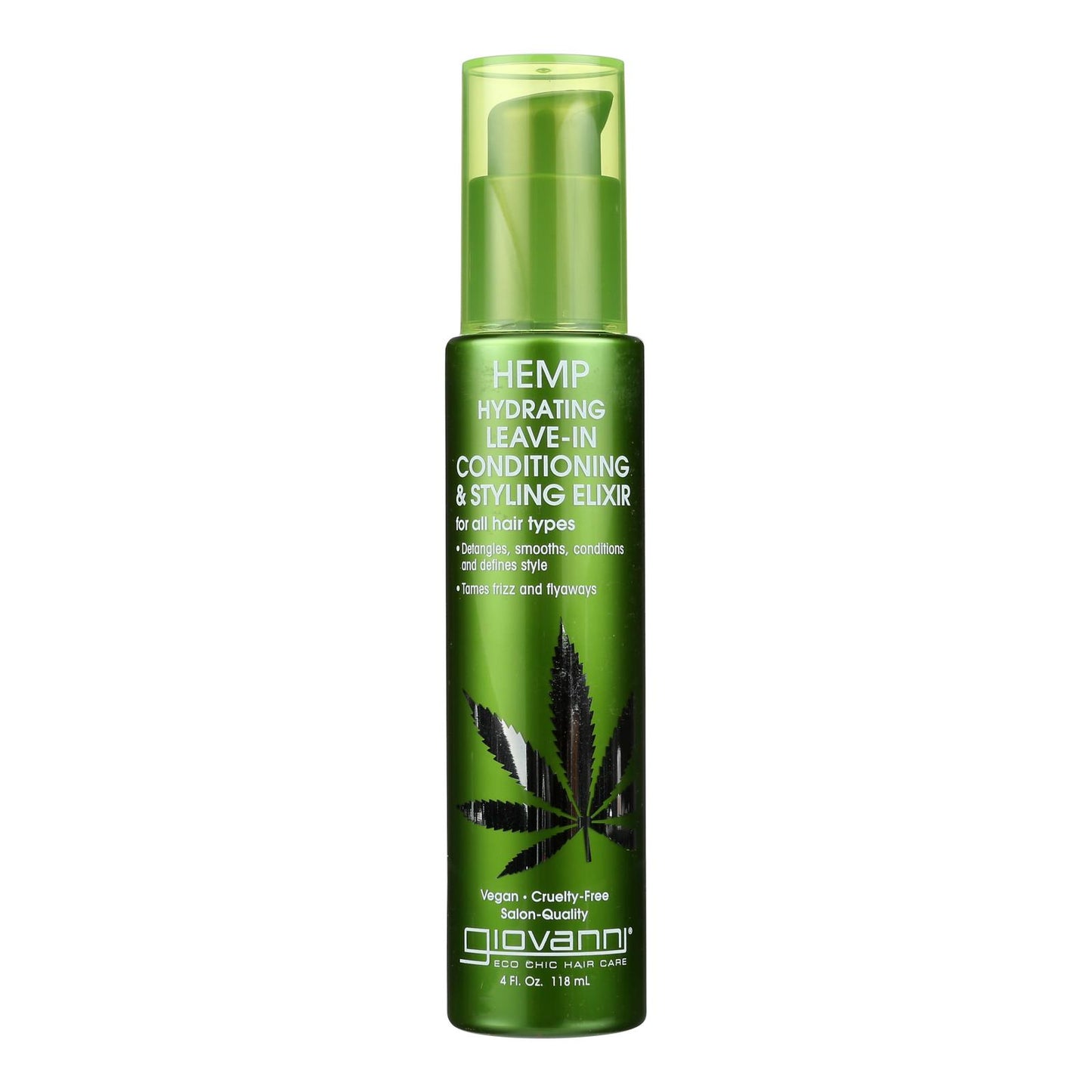 Giovanni Hair Care Products - Hemp Leave In Conditioner Style - 1 Each-4 Fluid Ounce