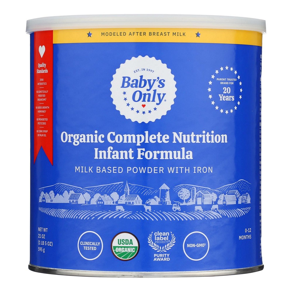 Baby's Only Organic - Infant Formula Organic 2 Premium Dairy - Case of 6-21 Ounces