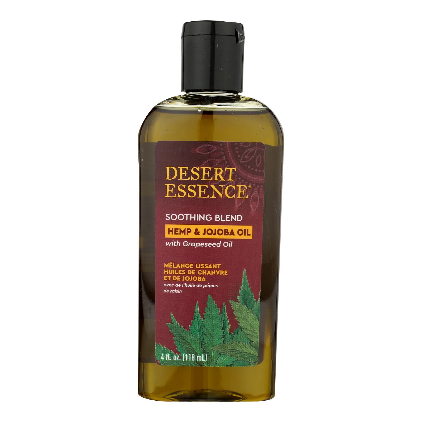 Desert Essence - Hemp & Jojoba Oil - 1 Each-4 Fluid Ounce