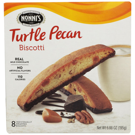 Nonnis Biscotti Turtle Pcn - 7 Ounce,  Case of 6