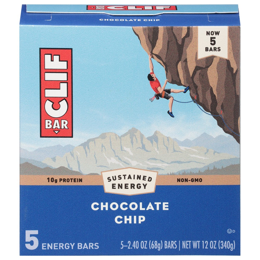 Clif Bar - Enrgy Br Og3 Choc Chip - Case of 9-5/2.4 OZ