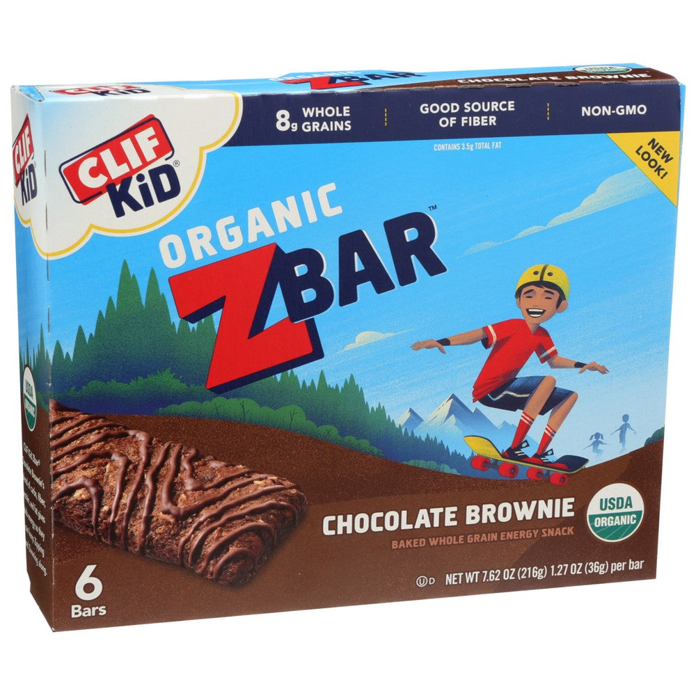 Clif Kid Choc Zbar Brownie 6pk Organic - 8 Ounce,  Case of 9