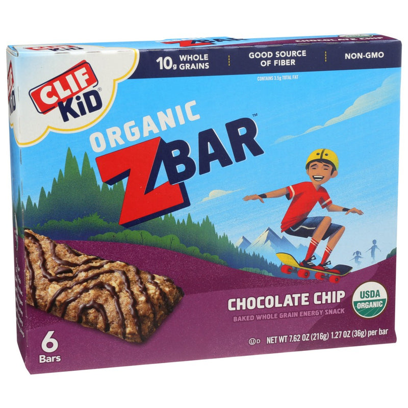 Clif Kid Choc Zbar Chip 6pk - 8 Ounce,  Case of 9