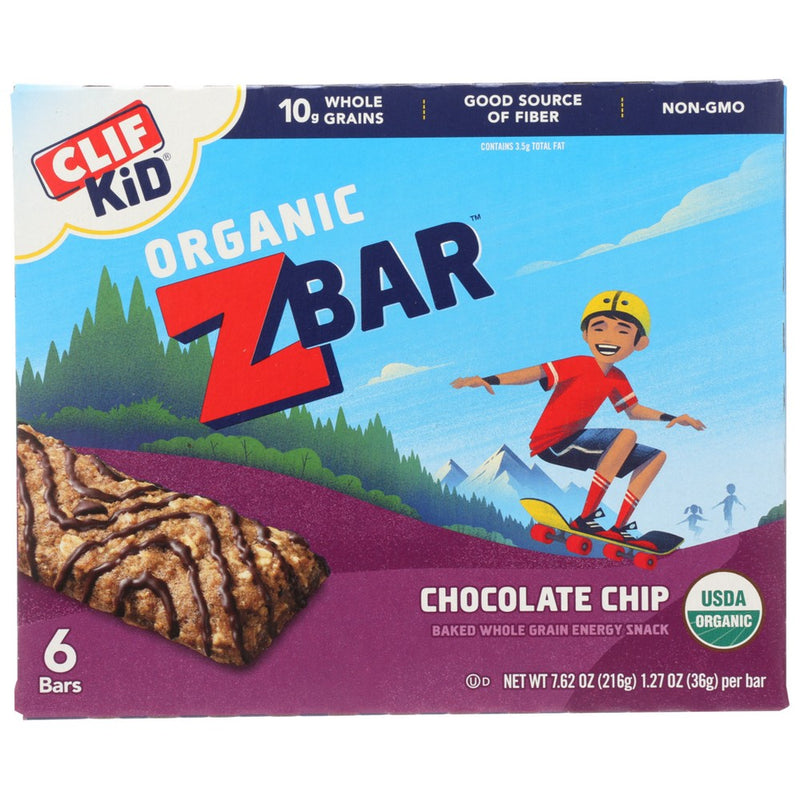 Clif Kid Choc Zbar Chip 6pk - 8 Ounce,  Case of 9