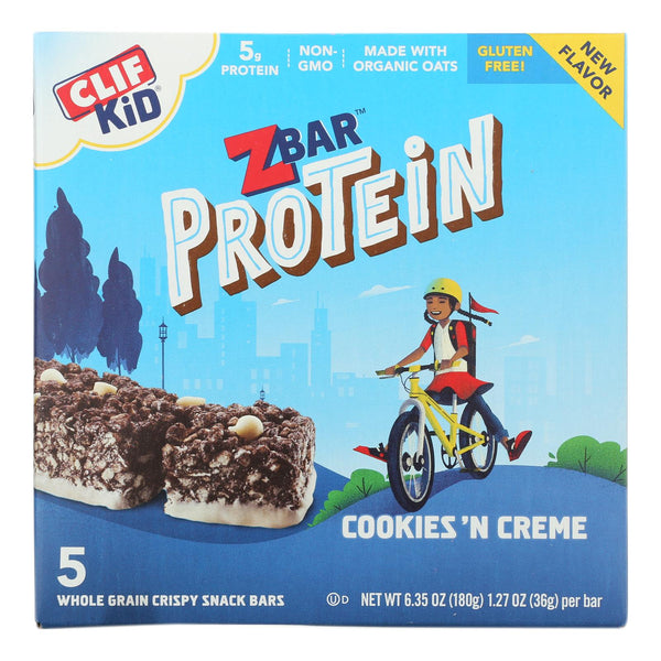 Clif Kid Zbar - Zbar Protein Cky/crm 5ct - Case of 6-5/1.27Ounce