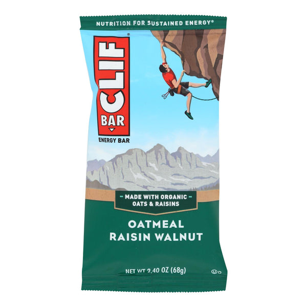 Clif Bar - Organic Oat Raisin Walnut - Case of 12 - 2.4 Ounce