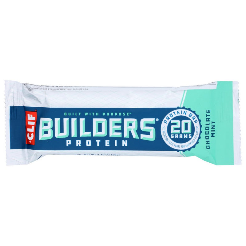 Clif Builder Bar Chocolate Mint - 2 Ounce, Case of 12