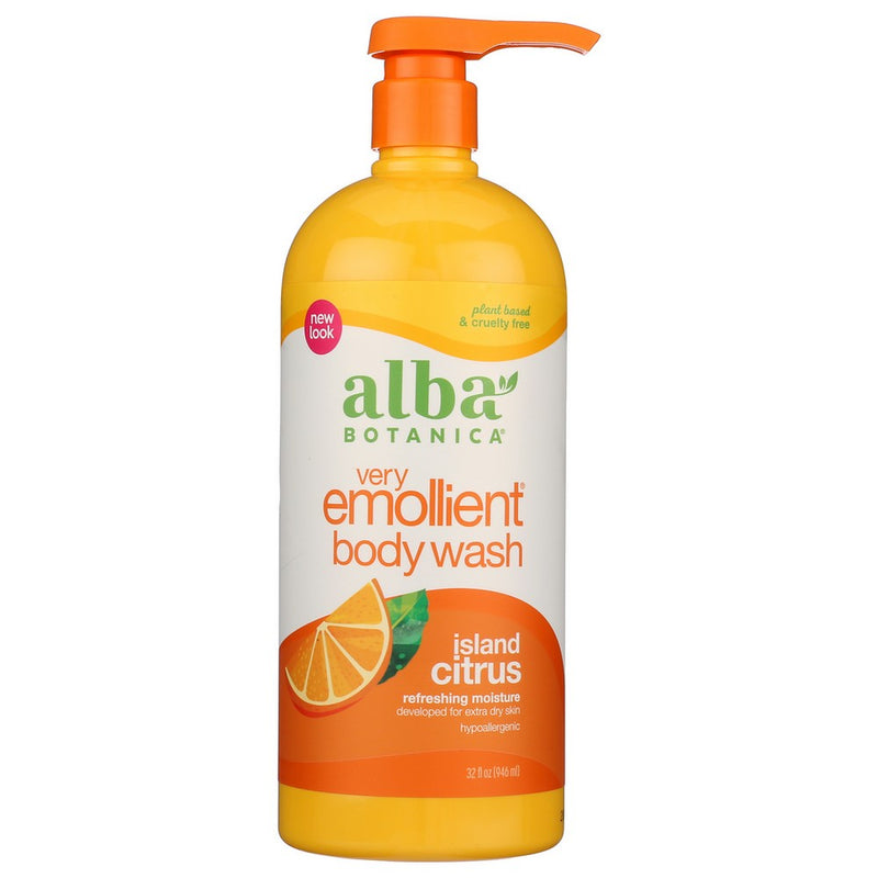 Alba Botanica Shwr Gel Isle Citrus - 32 Ounce, Case of 1