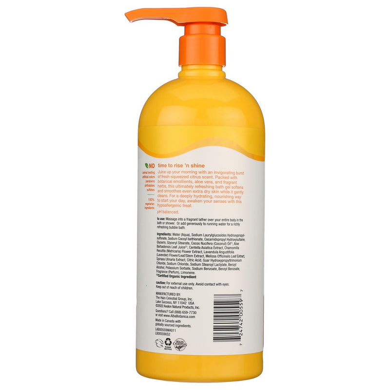 Alba Botanica Shwr Gel Isle Citrus - 32 Ounce, Case of 1