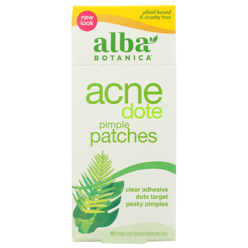 Alba Botanica Patch Acnedote Pimple - 40 Each, Case of 1