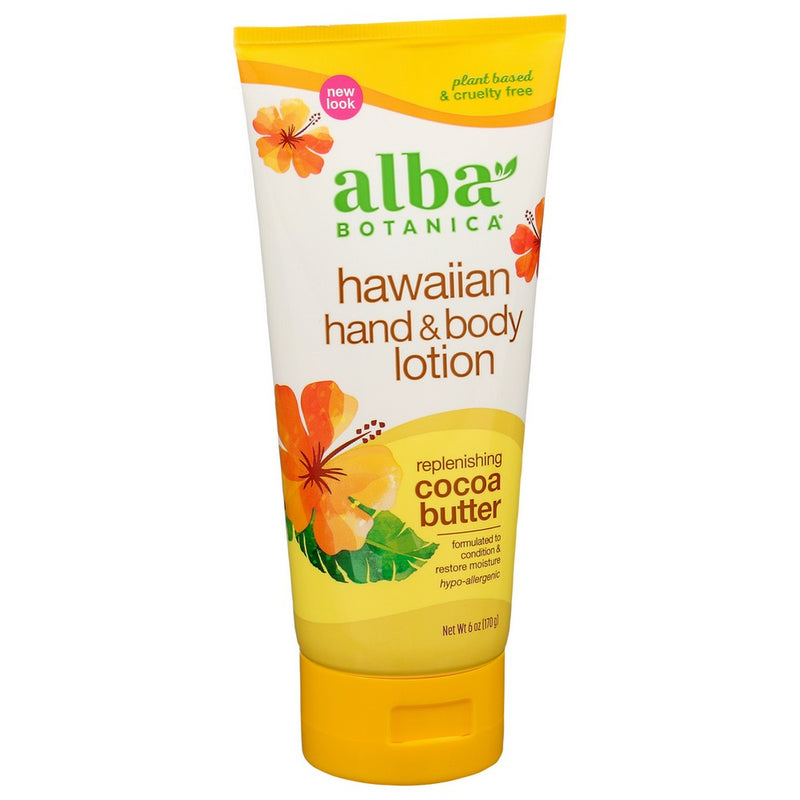 Alba Botanica Lotion Hnd Bdy Cocoa Buttr - 7 Ounce, Case of 1