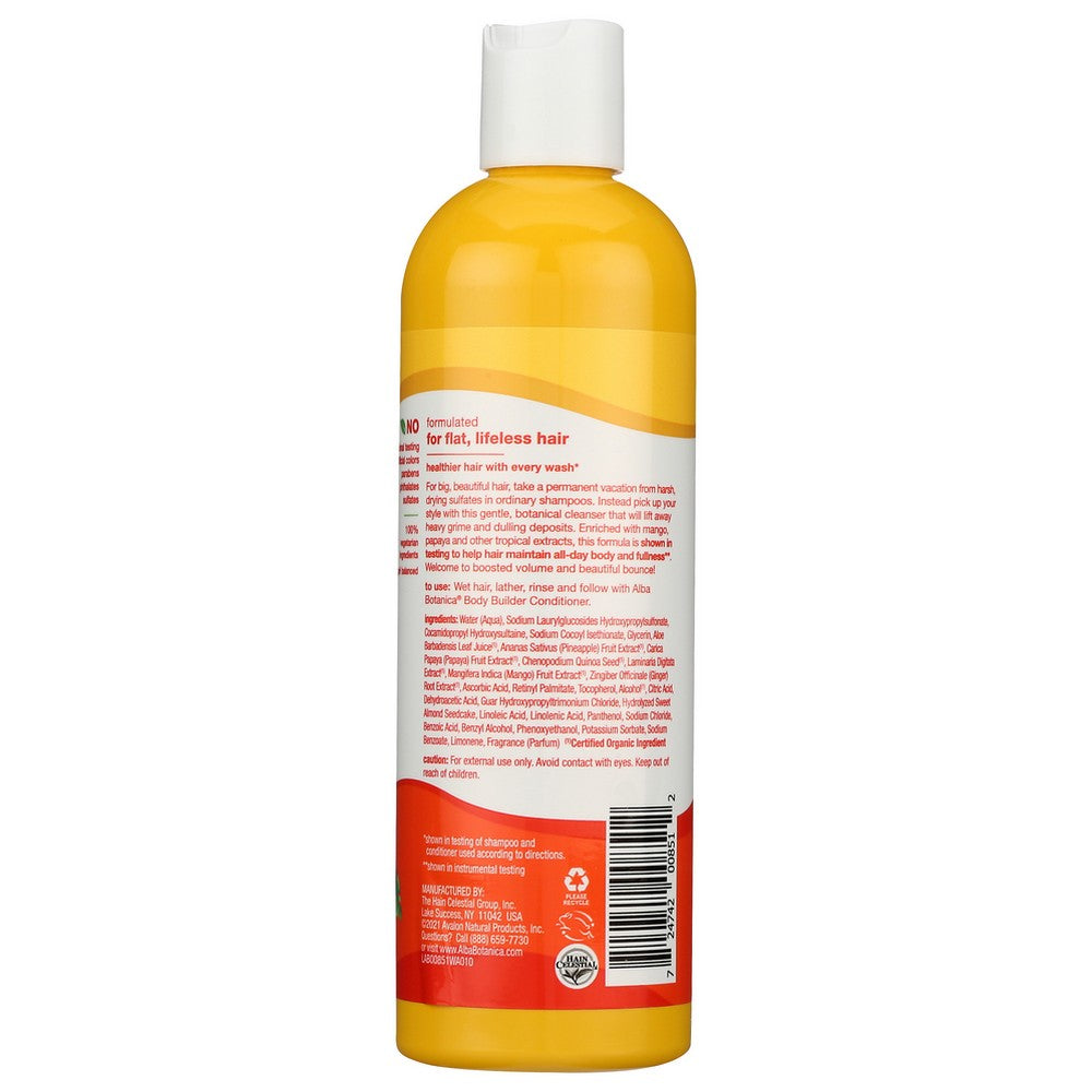 Alba Botanica Hair Wash Mango Mstrzing - 12 Ounce,  Case of 1