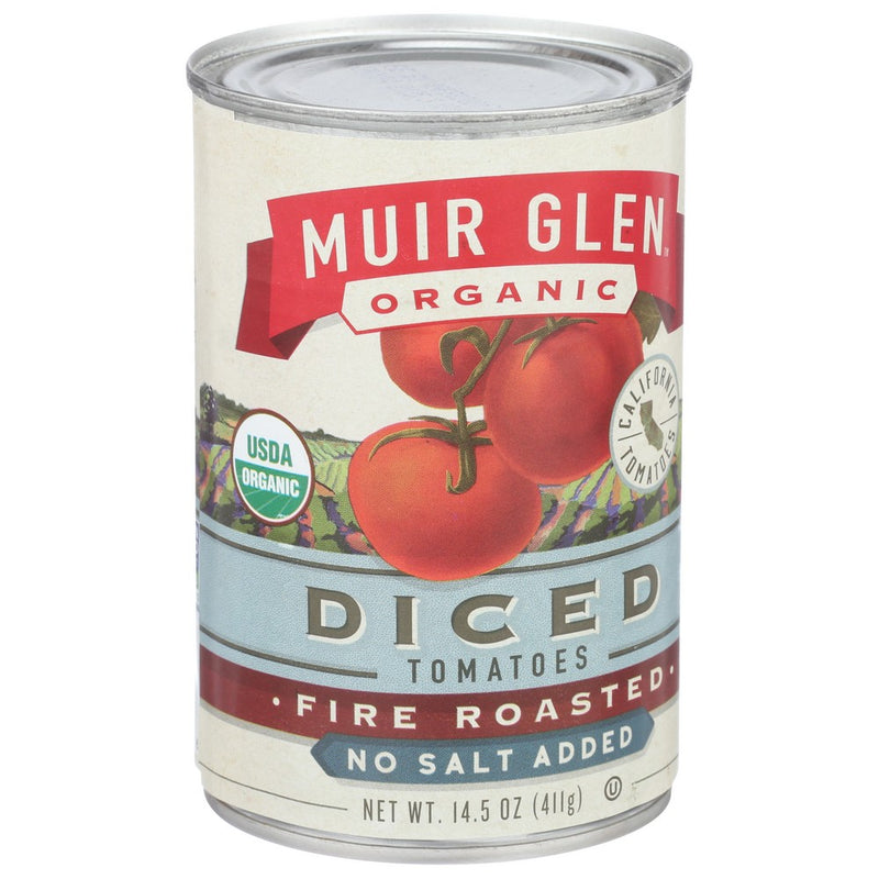 Muir Glen Tomato Fire Roasted Dcd Ns - 15 Ounce, Case of 12