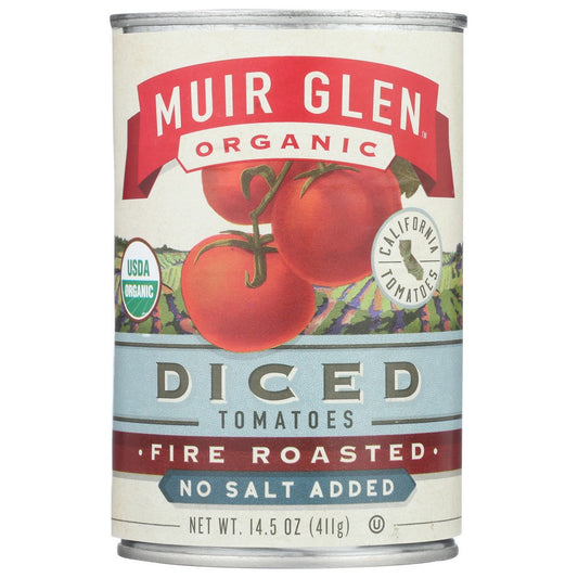 Muir Glen Tomato Fire Rstd Dcd Ns - 15 Ounce,  Case of 12