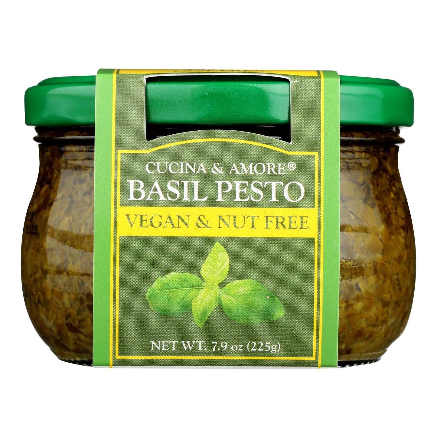 Cucina & Amore - Pesto Basil Vegn&nut Free - Case of 6-7.9 Ounce