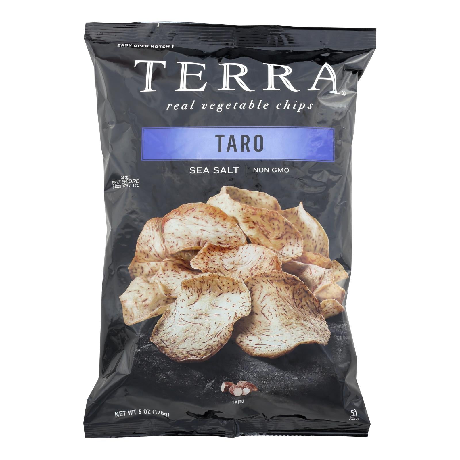 Terra Chips - Chip Vegetable Taro - Case of 12 - 5 ounces
