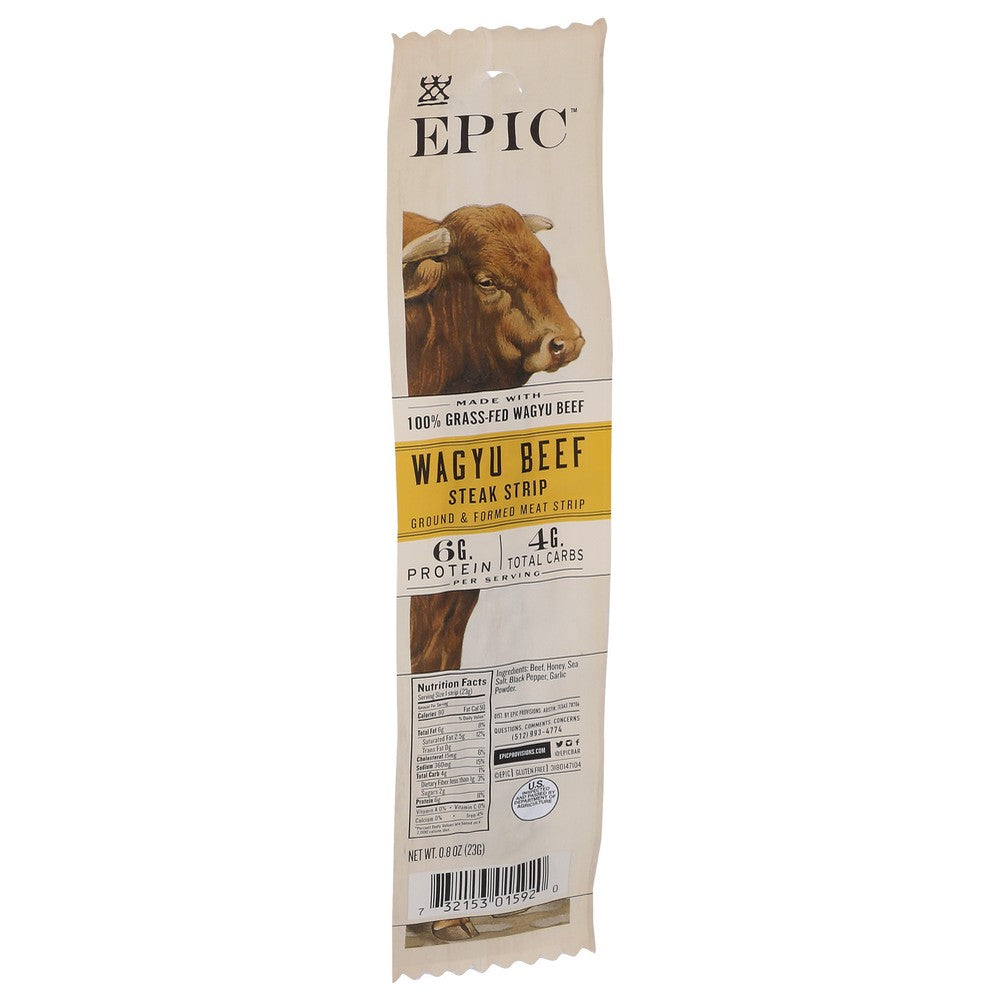 Epic® , Epic Strip-Steak-Wagyu Beef, 0.8 Oz.,  Case of 20