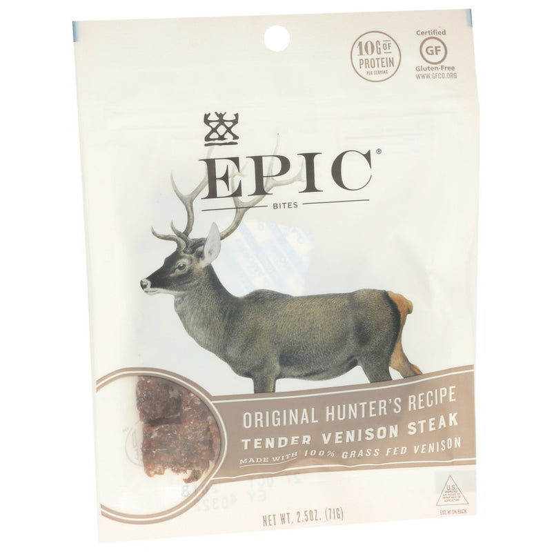 Epic Jerky Vnisn Bites - 3 Ounce, Case of 8