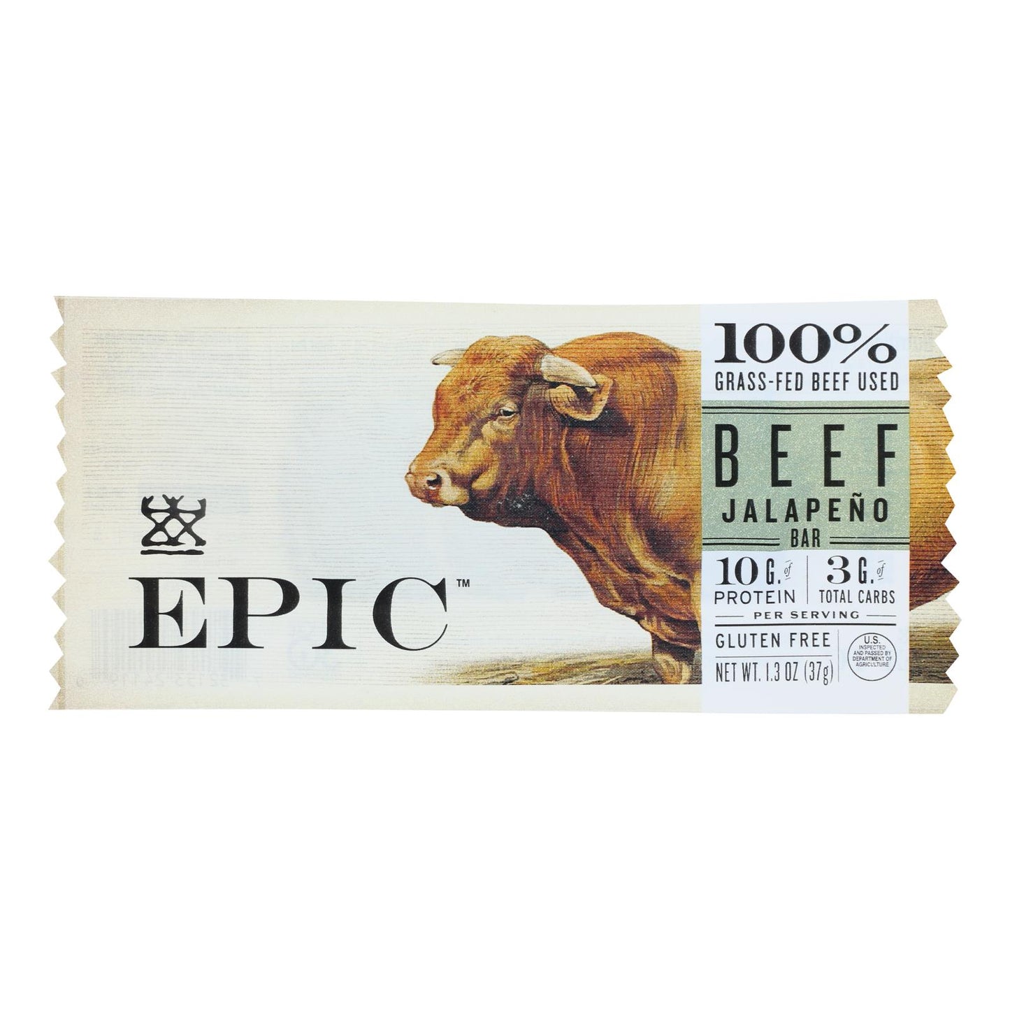 Epic - Bar Beef Jalapeno - Case of 12-1.3 Ounce