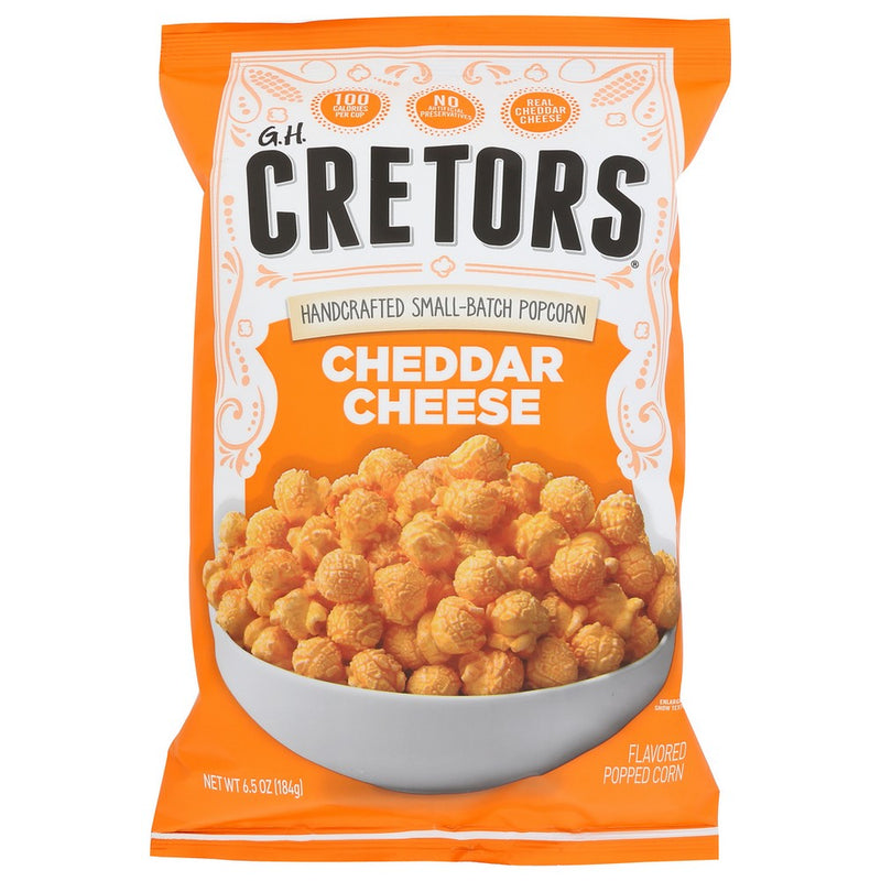 Gh Cretors Popcorn Cheddar Cheese - 7 Ounce, Case of 12