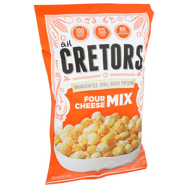 Gh Cretors Popcorn Four Cheese Nix - 5 Ounce, Case of 12