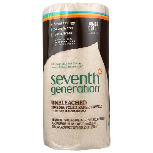 Seventh Generation Paper Towel Brown 1rl - 1 Each,  Case of 30