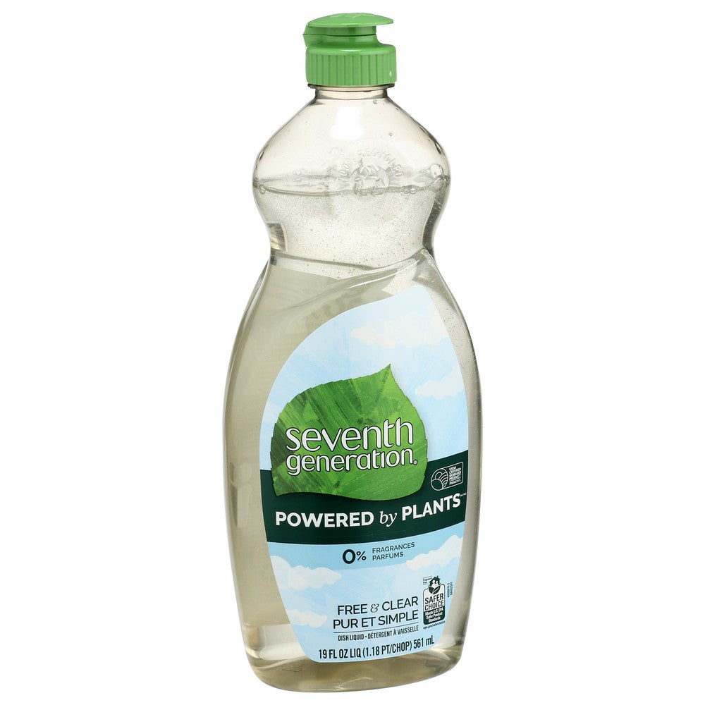 Seventh Generation® ,  Svg Hand Dw Free + Clear 6P 19Z 19 Fluid Ounce,  Case of 6