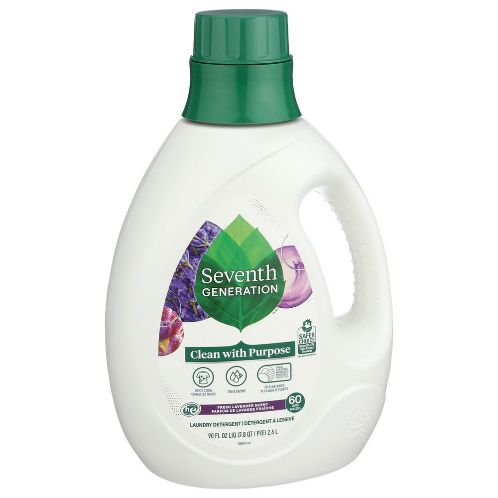 Seventh Generation® 68748042,  Svg Detergent Liq M Lavender 4 Piece 90 Oz. 90 Fluid Ounce,  Case of 4