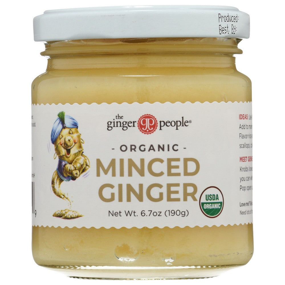 The Ginger People® 90401, The Ginger People Organicanic Minced Ginger, 6.7 Oz. ,  Case of 12