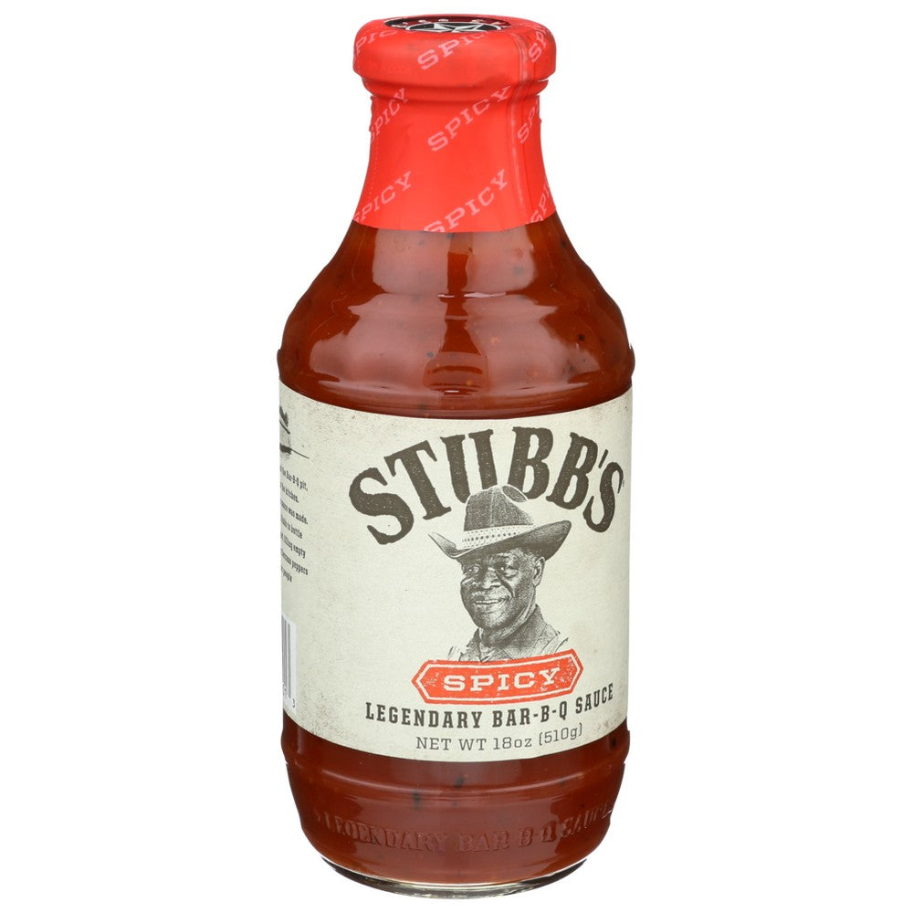 Stubb's® 10028, Stubb's Bar-B-Q Sauce, Spicy, 18 Oz.,  Case of 6