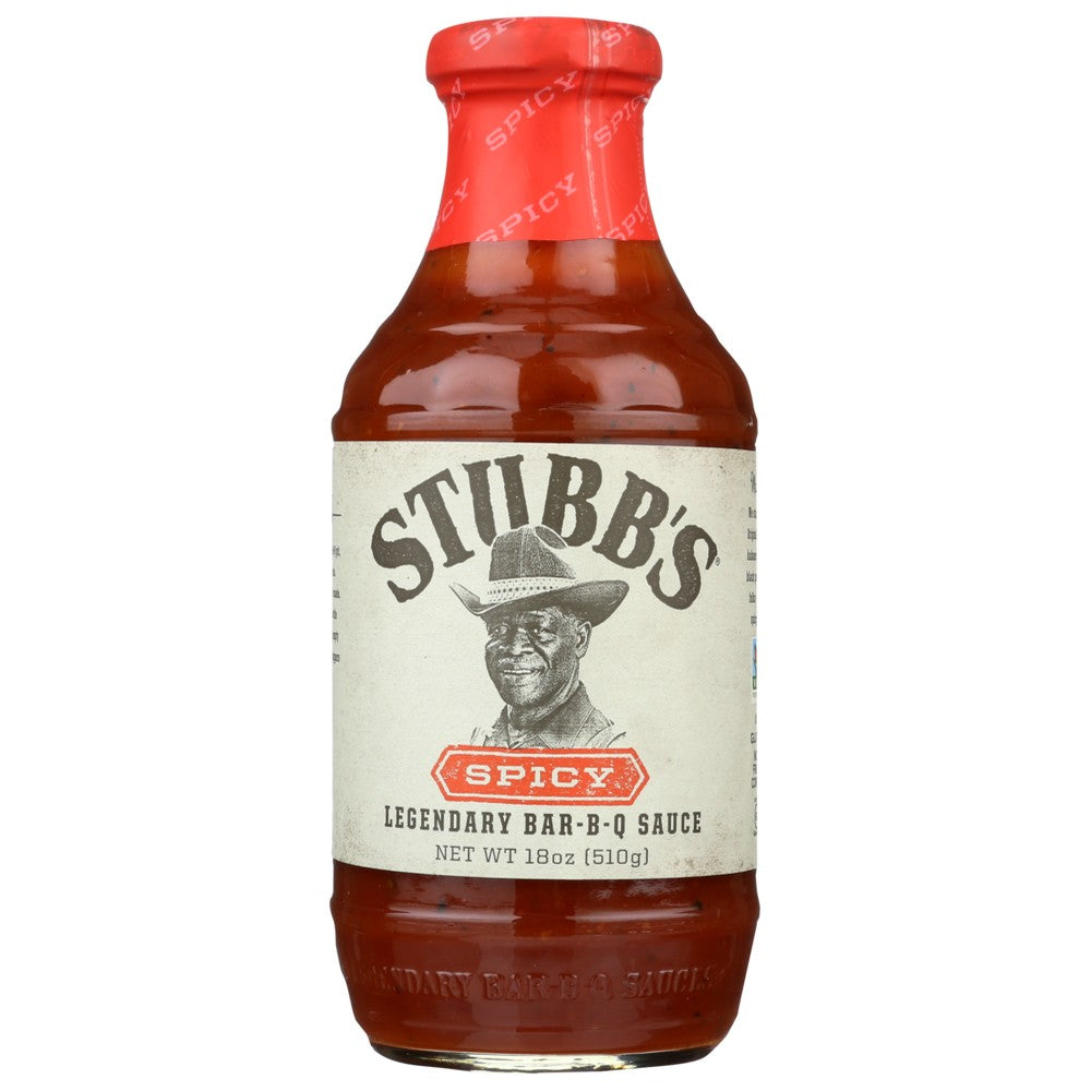 Stubb's® 10028, Stubb's Bar-B-Q Sauce, Spicy, 18 Oz.,  Case of 6