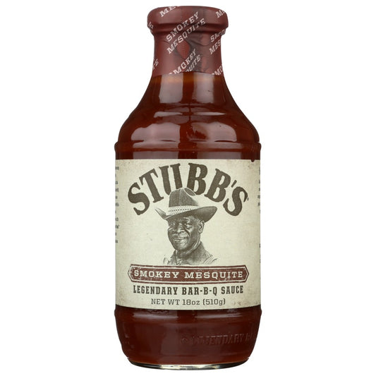 Stubbs® 10028, Stubb's Bar-B-Q Sauce, Smokey Mesquite, 18 Oz.,  Case of 6