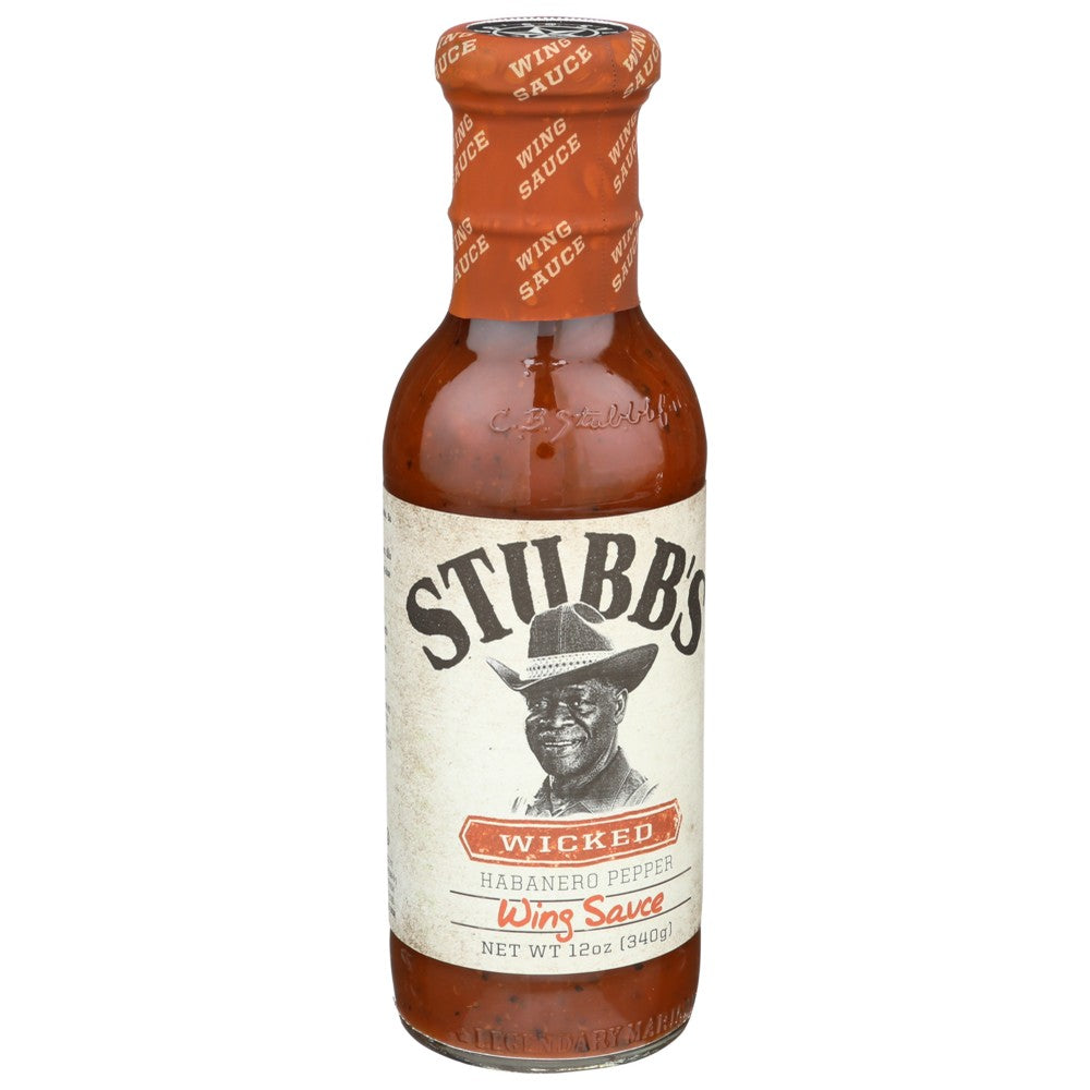 Stubbs® 10028, Stubb's Wicked Wing Sauce, 12 Oz.,  Case of 6