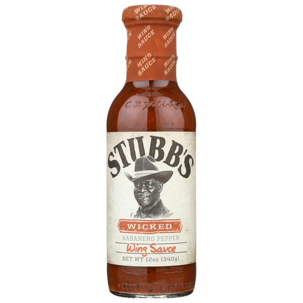 Stubbs® 10028, Stubb's Wicked Wing Sauce, 12 Oz.,  Case of 6