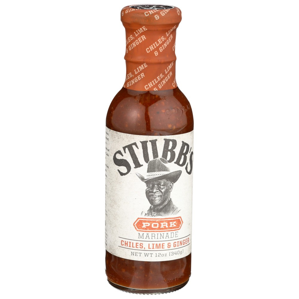 Stubb's® 10028, Stubb's Chiles, Lime & Ginger Pork Marinade, 12 Oz.,  Case of 6