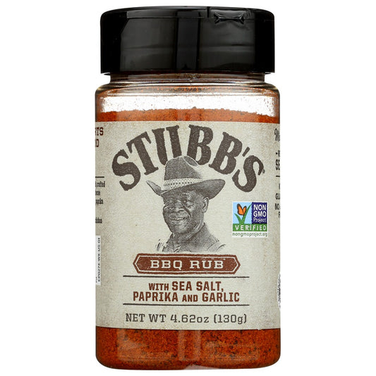 Stubbs ,  Rub Bbq 4.62 Ounce,  Case of 6