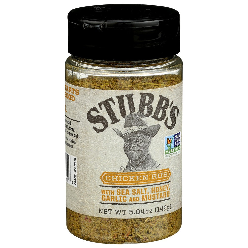 Stubbs ,  Rub Chicken 5.04 Ounce,  Case of 6